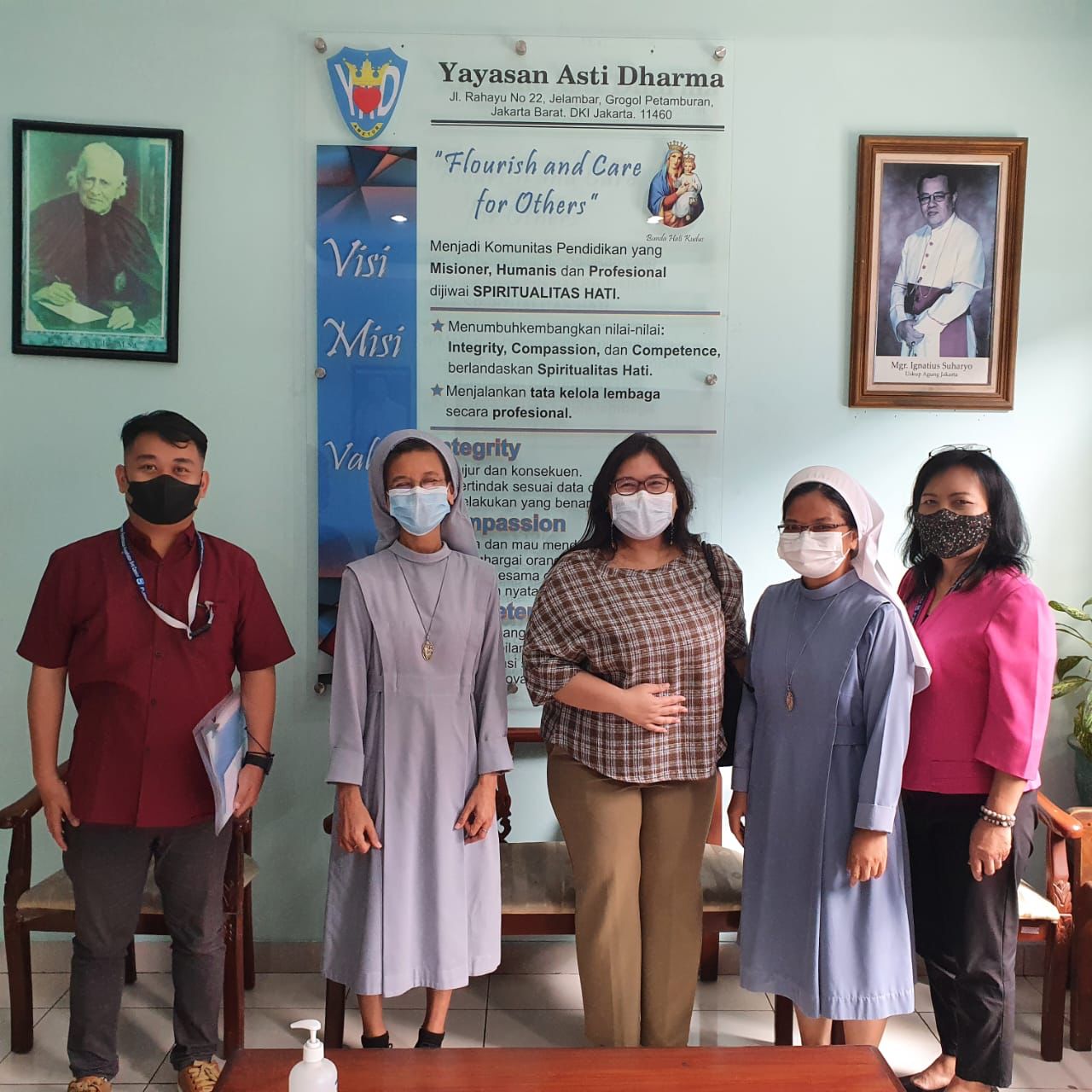 Gambar PJPKSC melakukan meeting dengan Yayasan Asti Dharm